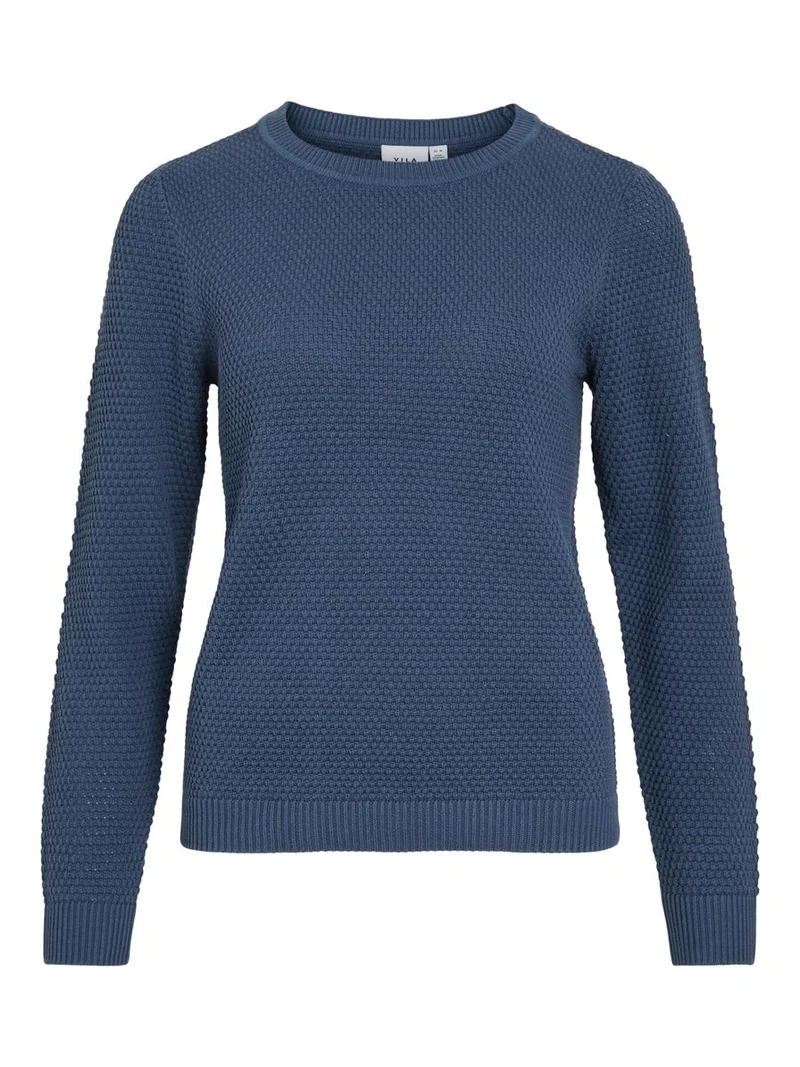 VIDALO O-NECK L/S KNIT TOP- NOOS