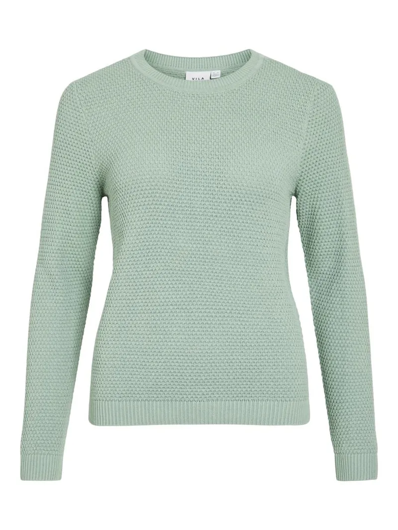 VIDALO O-NECK L/S KNIT TOP- NOOS