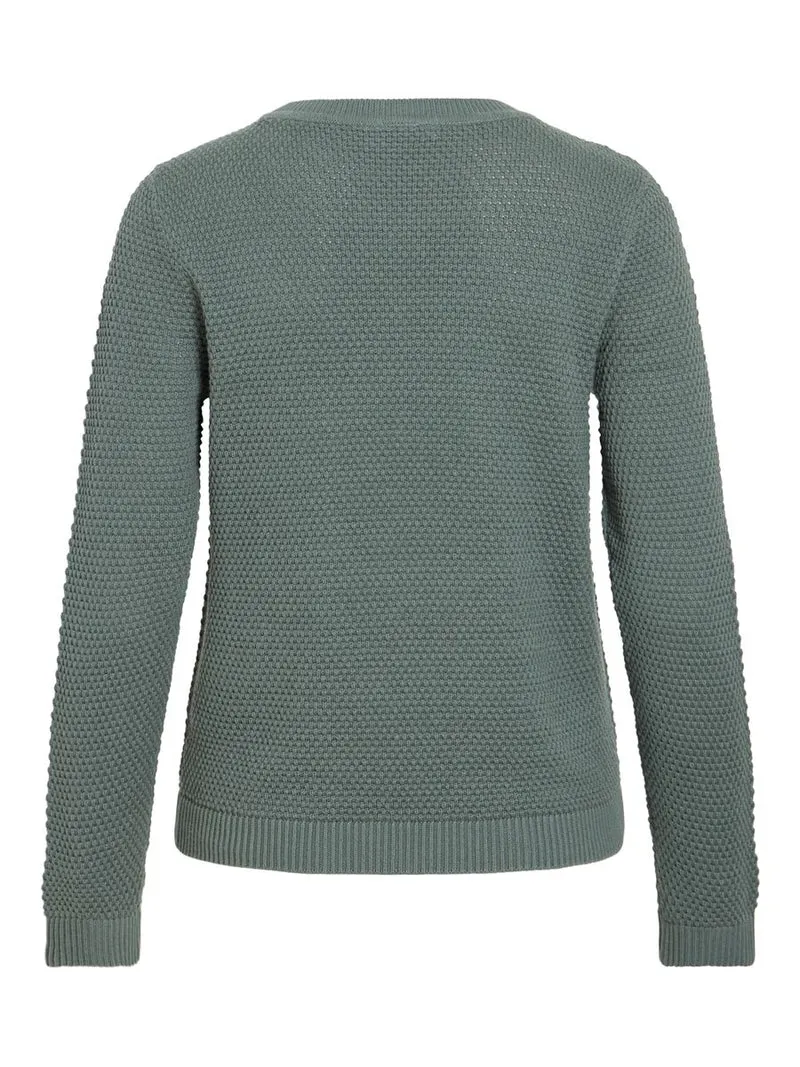 VIDALO O-NECK L/S KNIT TOP- NOOS