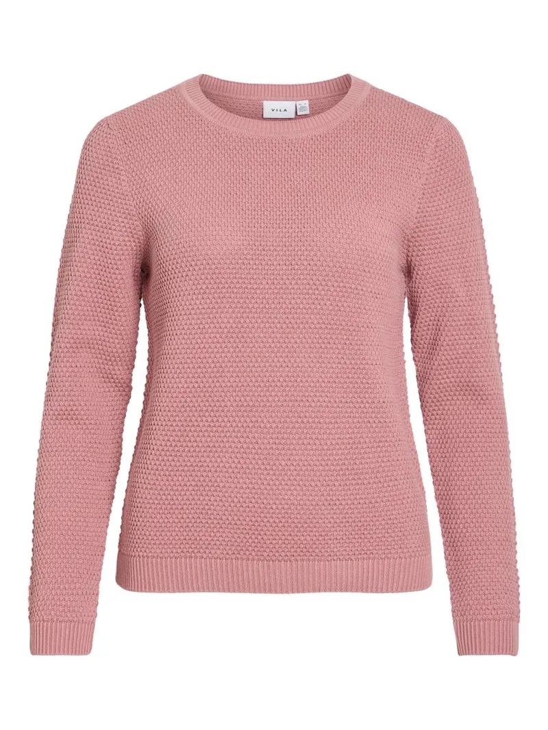 VIDALO O-NECK L/S KNIT TOP- NOOS