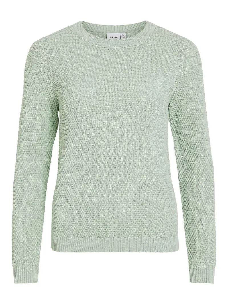 VIDALO O-NECK L/S KNIT TOP- NOOS