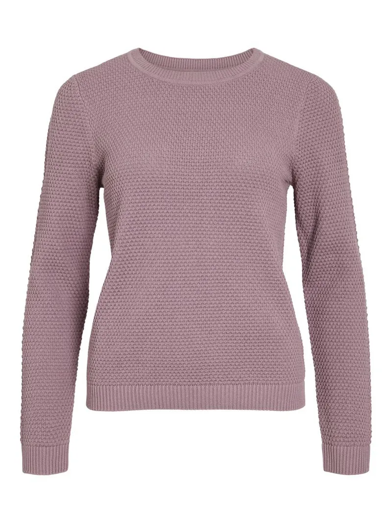 VIDALO O-NECK L/S KNIT TOP- NOOS