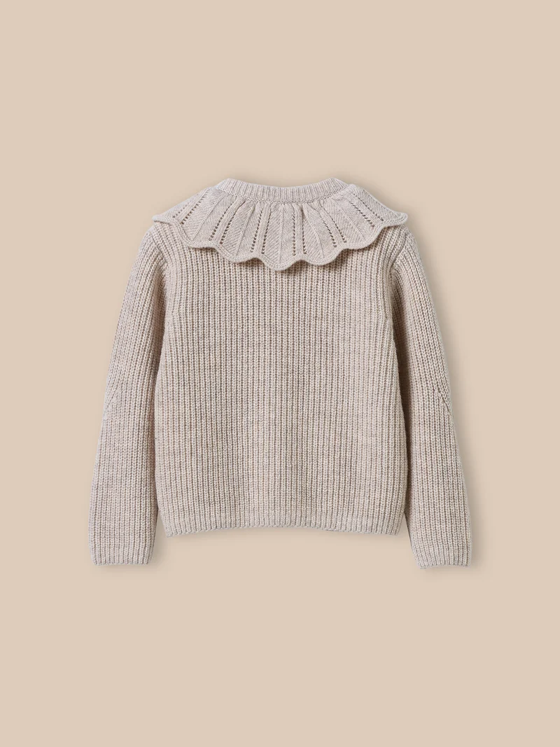 Baby-Cardigan aus Wolle