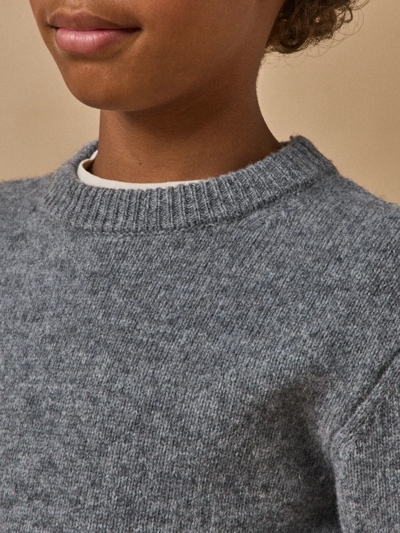 Jungenpullover aus Merino-Wolle