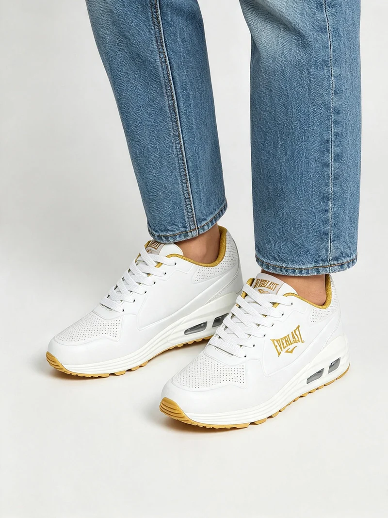 Sneakers donna stringate con air - bianco