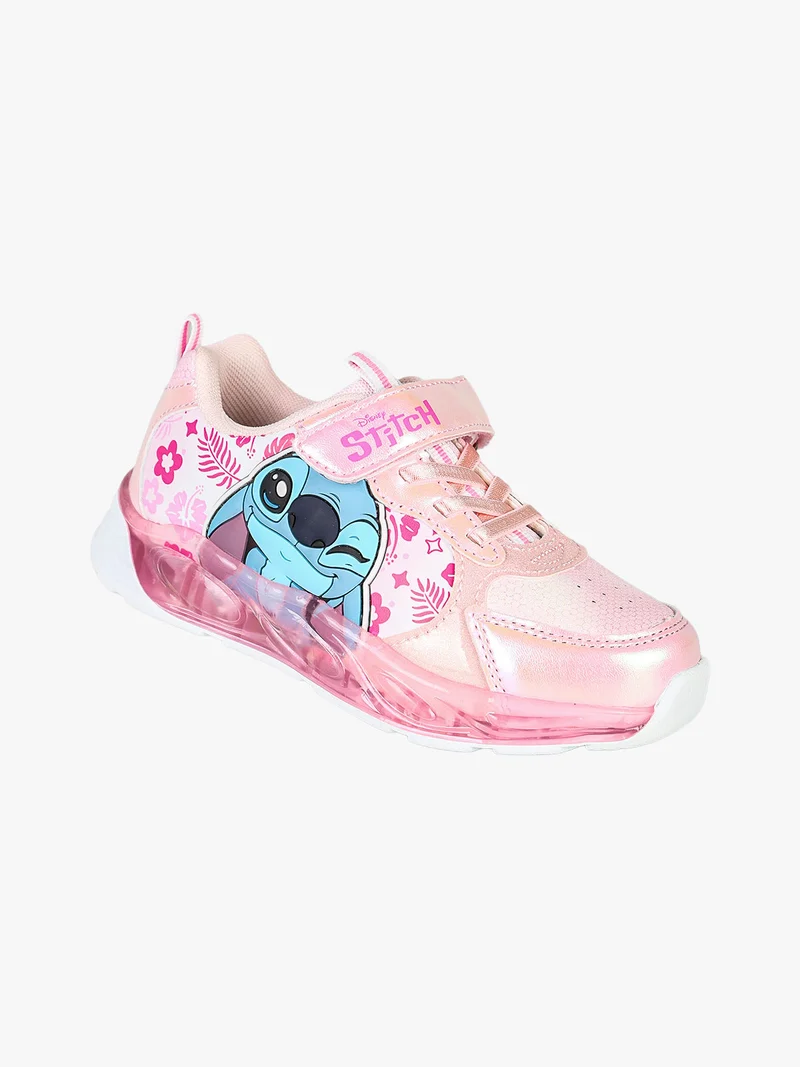 Stitch Sneakers da bambina con luci e strappo - rosa