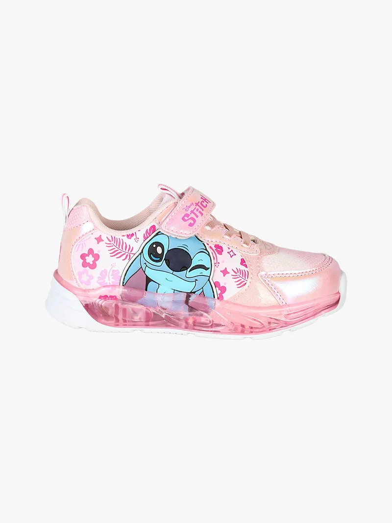 Stitch Sneakers da bambina con luci e strappo - rosa