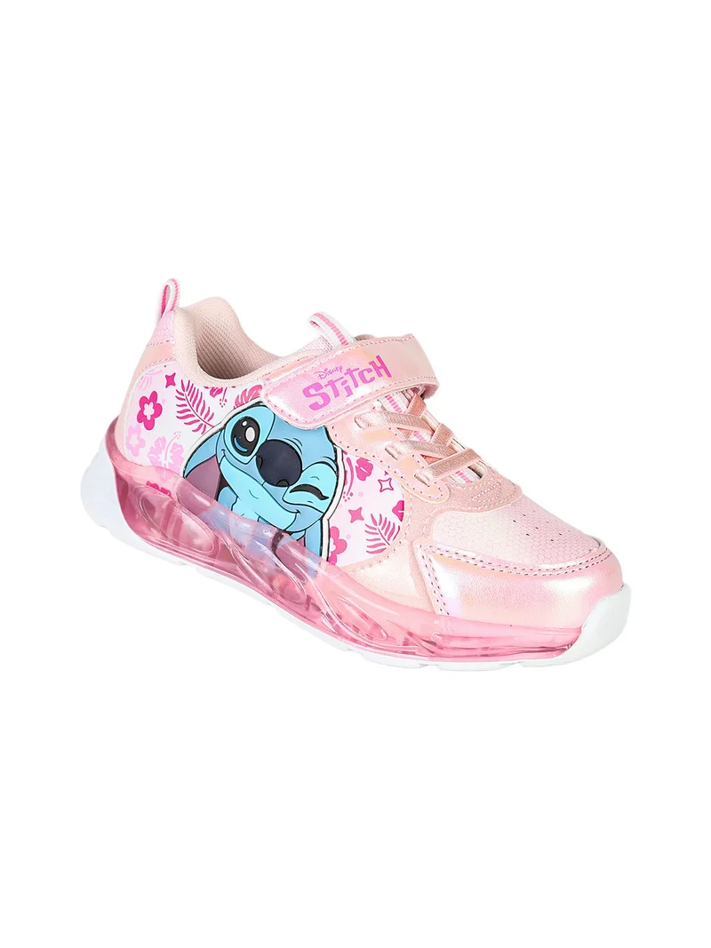 Stitch Sneakers da bambina con luci e strappo - rosa