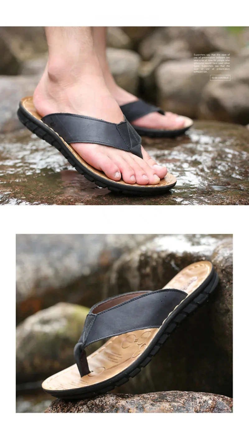 Leather Men's Sandals