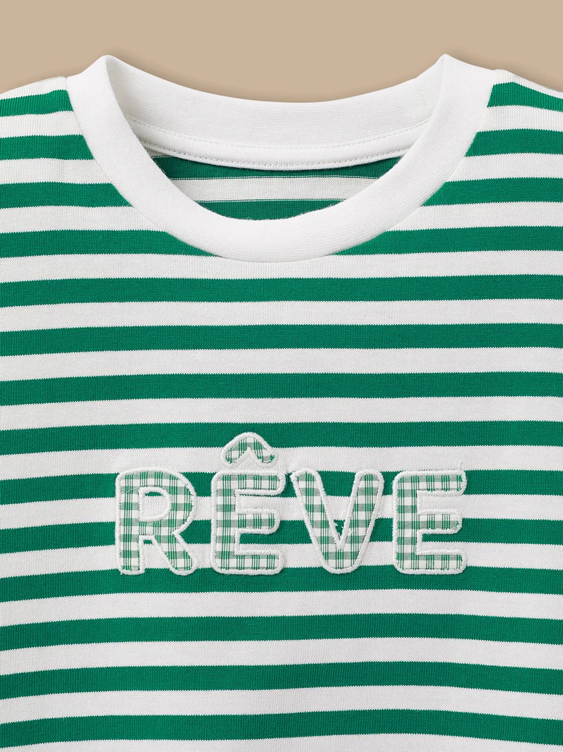 Mädchen-T-Shirt mit Schriftzug