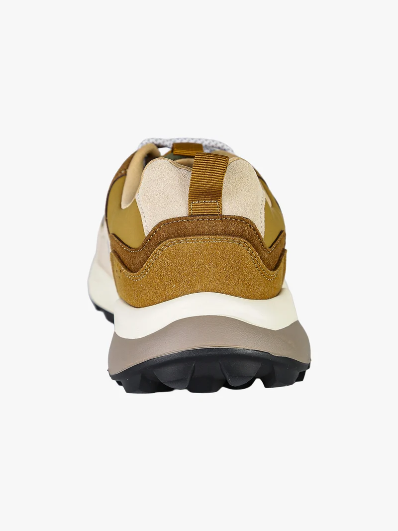 Sneakers stringate da uomo multicolore - taupe
