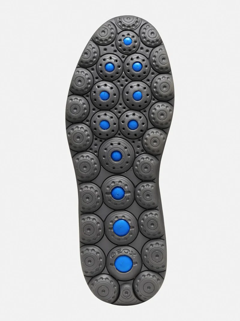 SPHERICA PLUS Sneakers slip in da uomo con dettagli in pelle - moro