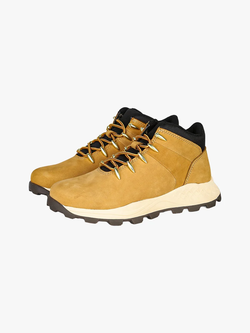 Scarponi da uomo in pelle nubuck - senape