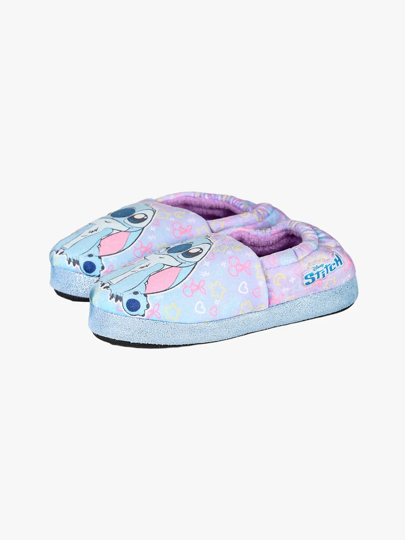 Stitch pantofole chiuse da bambina - lilla
