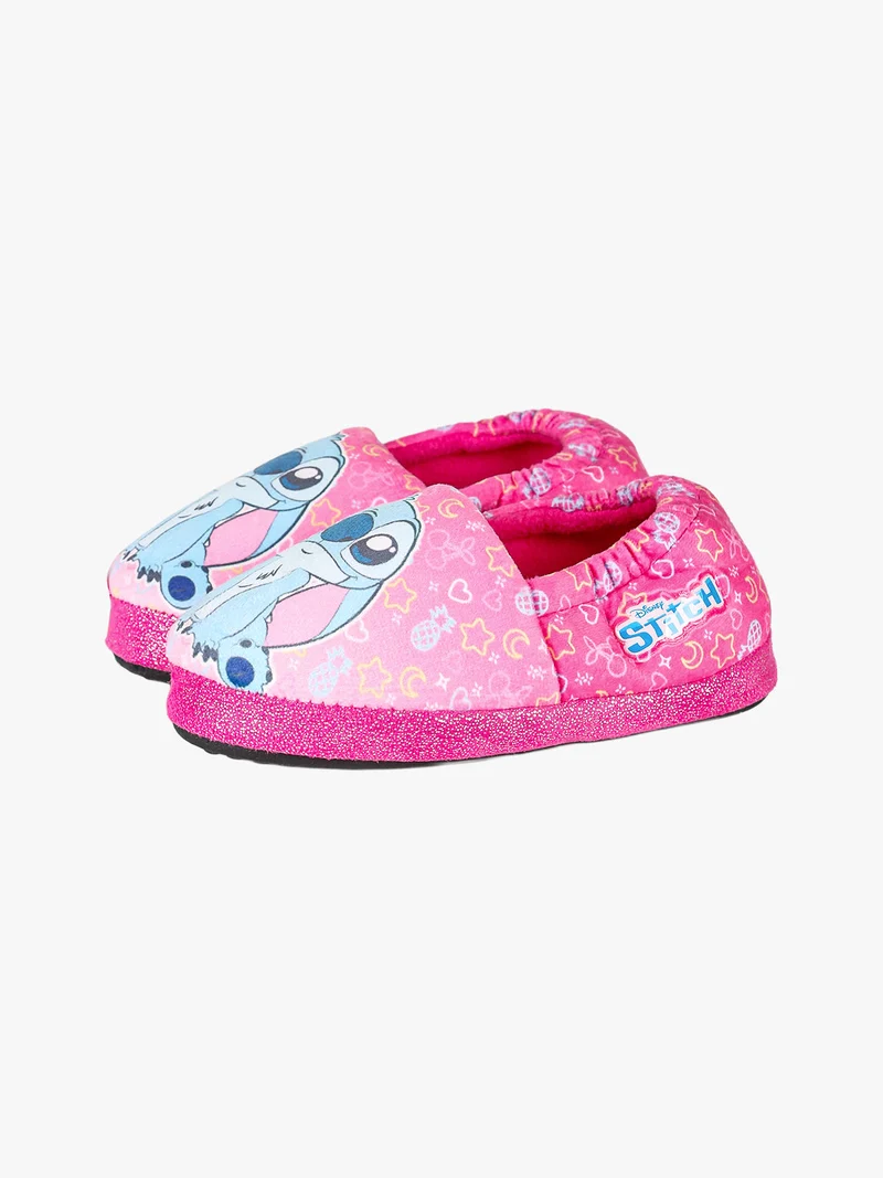 Stitch pantofole chiuse da bambina - fucsia