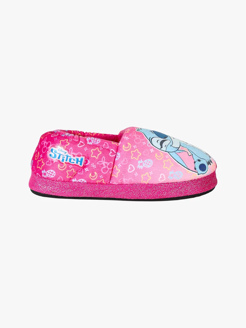 Stitch pantofole chiuse da bambina - fucsia