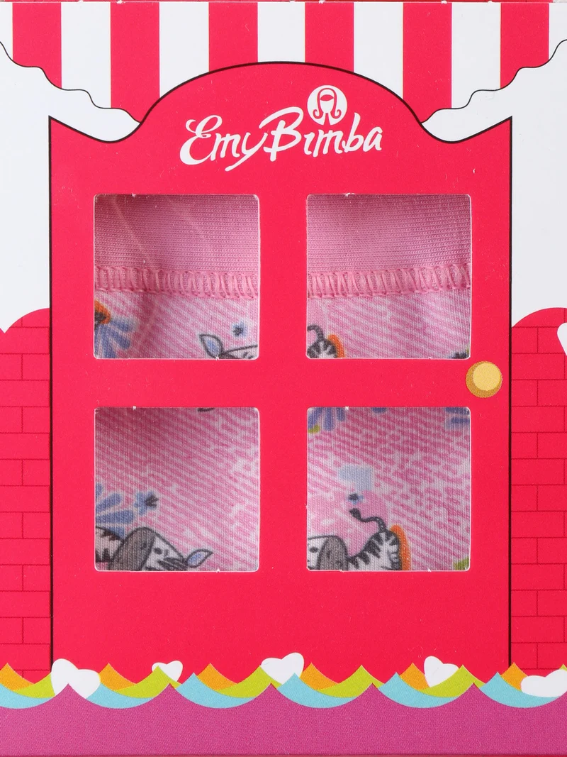 Slip da bambina con disegni - rosa
