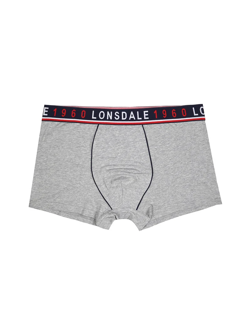 Boxer uomo in cotone - grigio