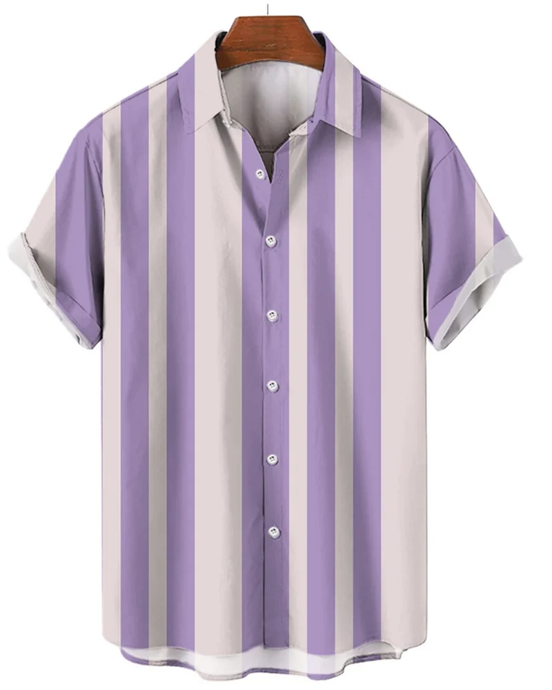 Striped Short Sleeved Summer Shirt