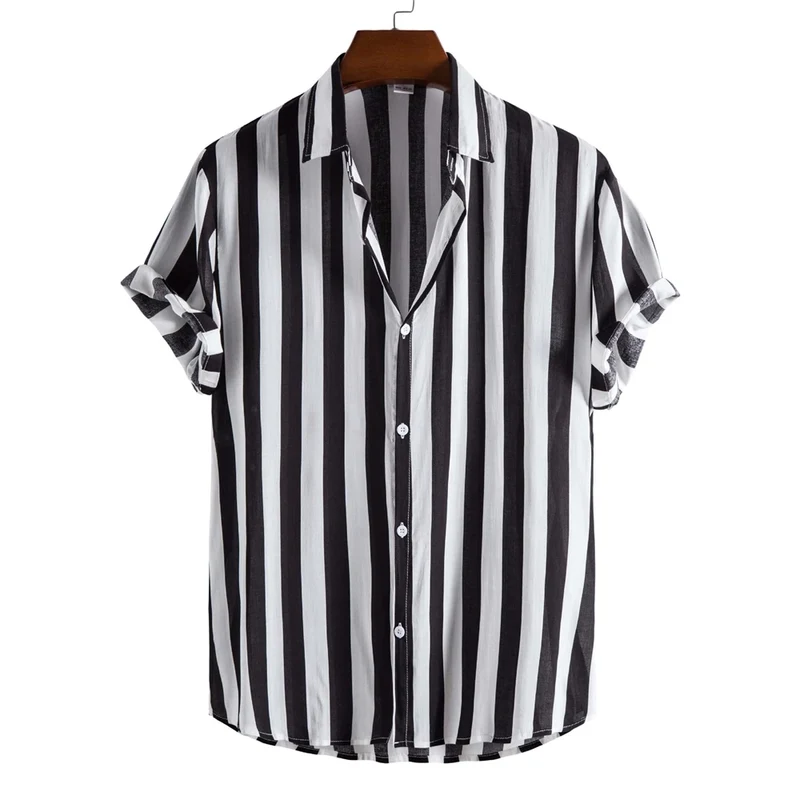 Striped Short Sleeved Summer Shirt
