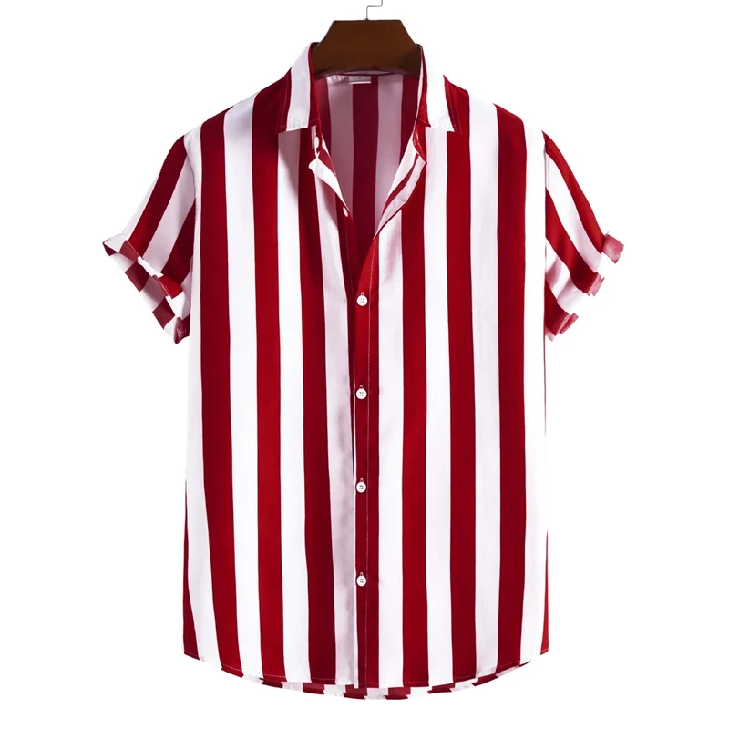 Striped Short Sleeved Summer Shirt