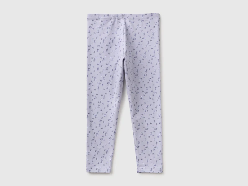 Gemusterte Leggings aus Stretch-Baumwolle