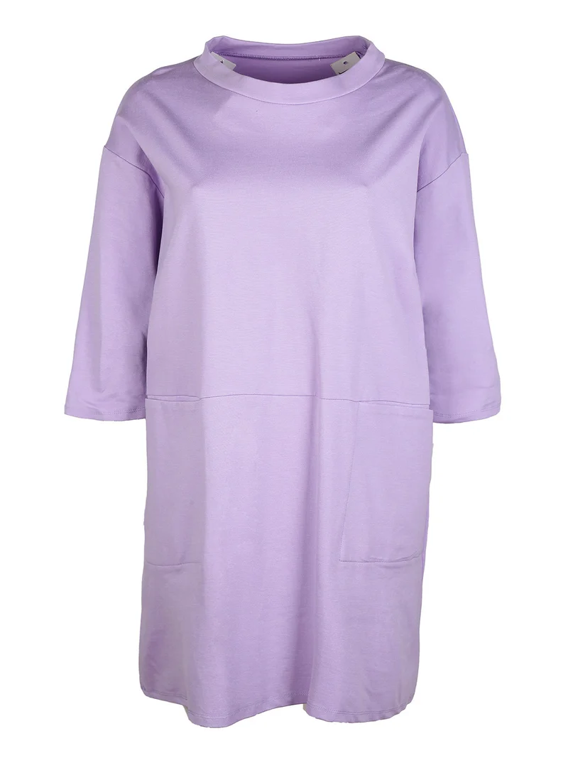 Vestito in maglia modello oversize - lilla