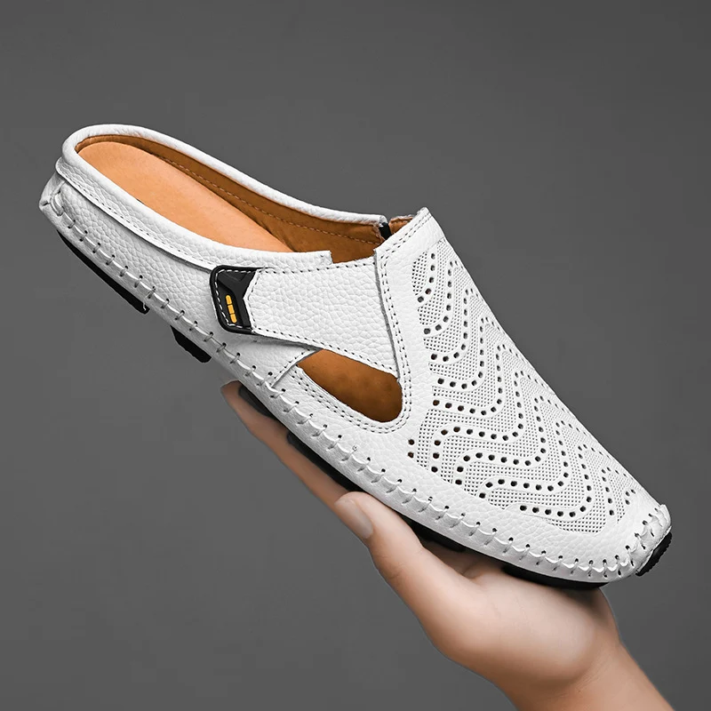 Breathable Italian Leather Sandals