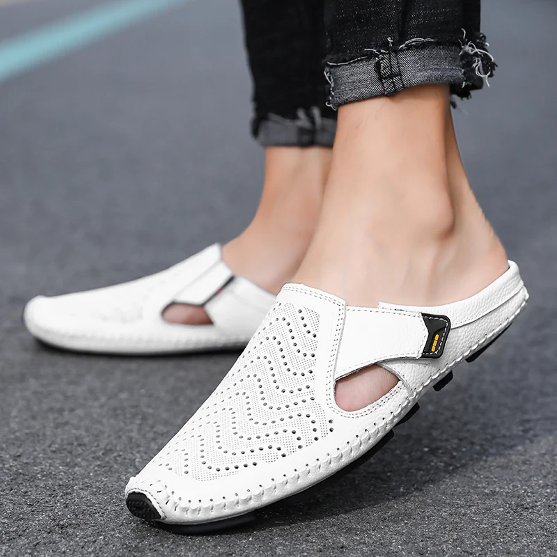 Breathable Italian Leather Sandals