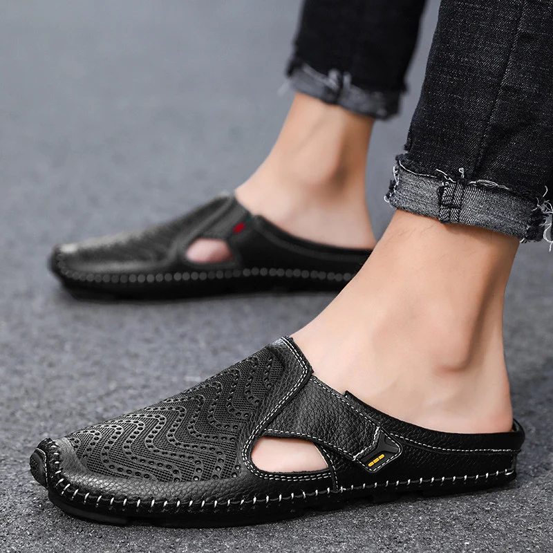 Breathable Italian Leather Sandals