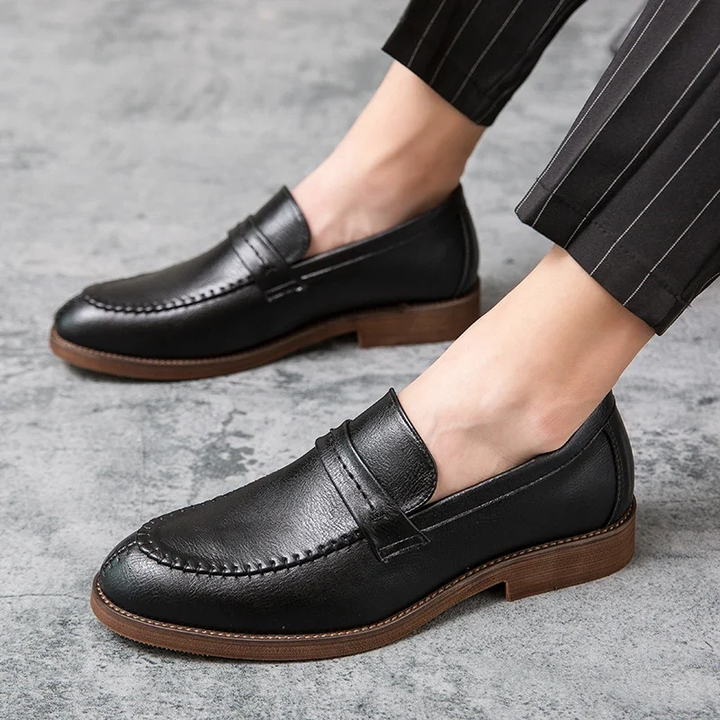 Leather Dress Loafers