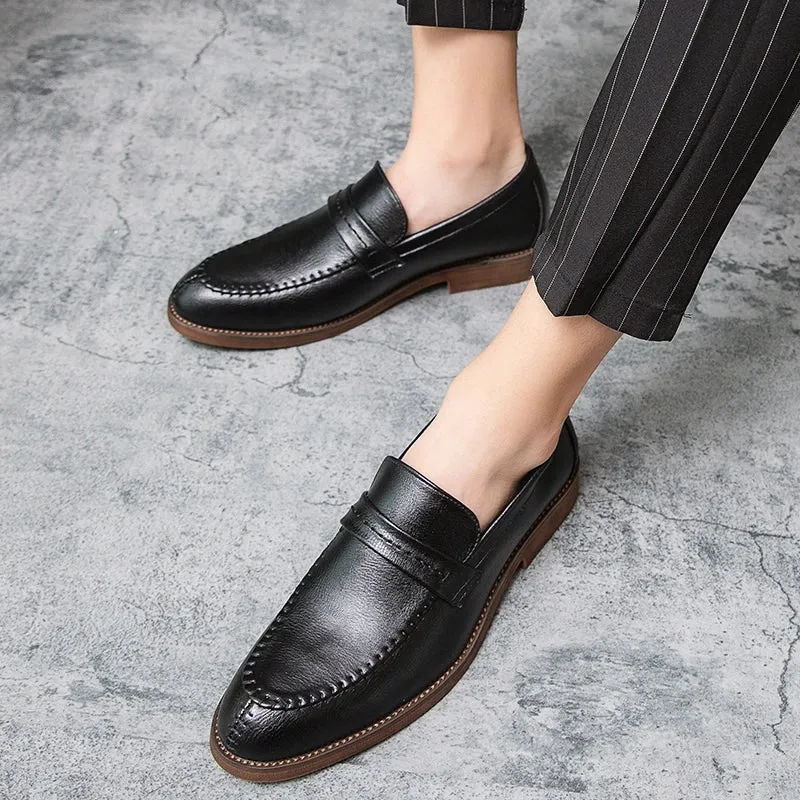 Leather Dress Loafers