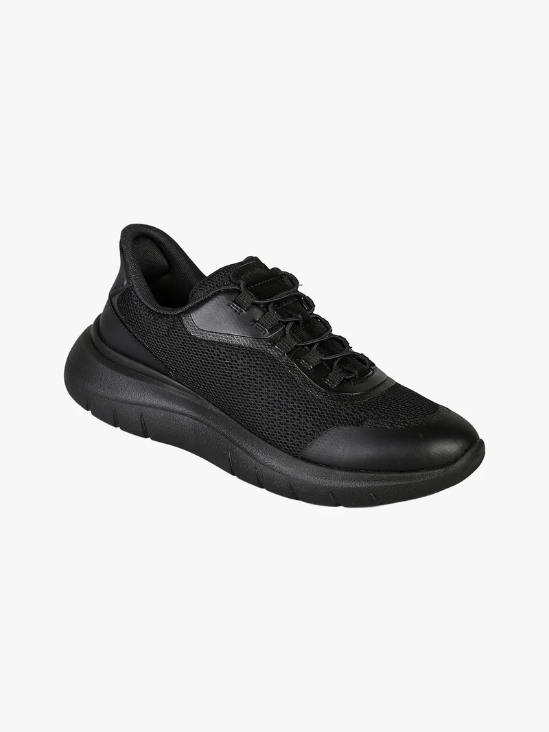 PLUMMEY PLUS Sneakers donna slip on - nero