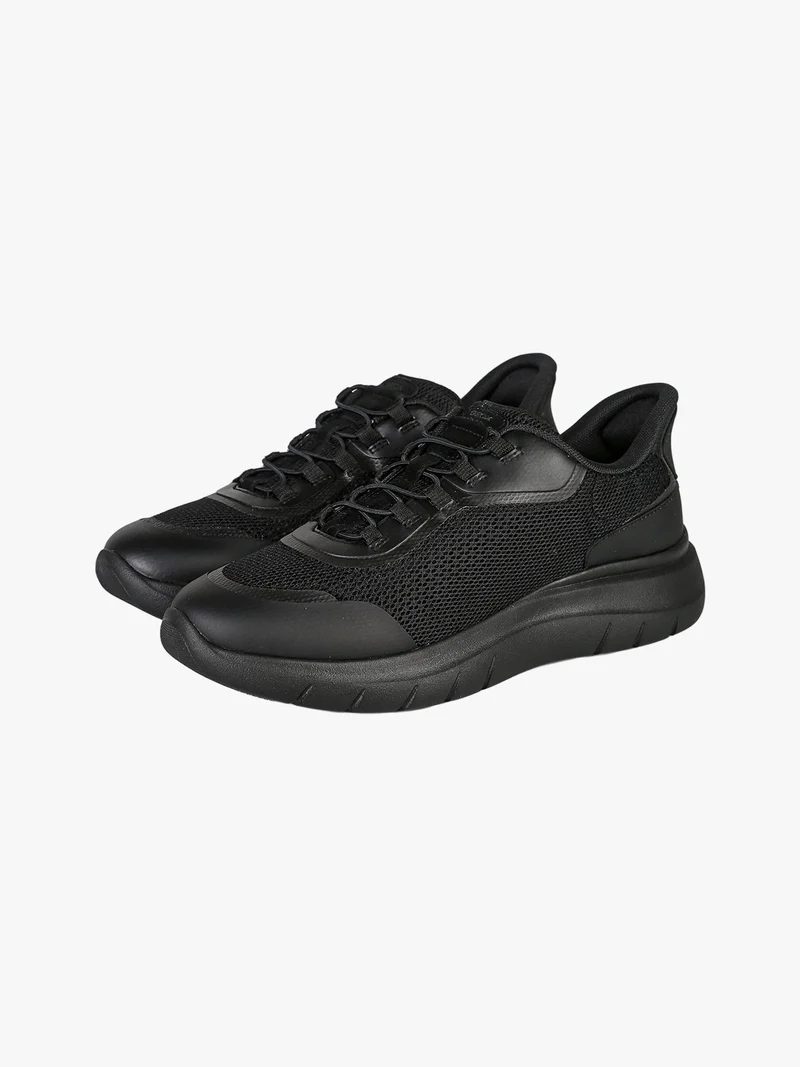 PLUMMEY PLUS Sneakers donna slip on - nero