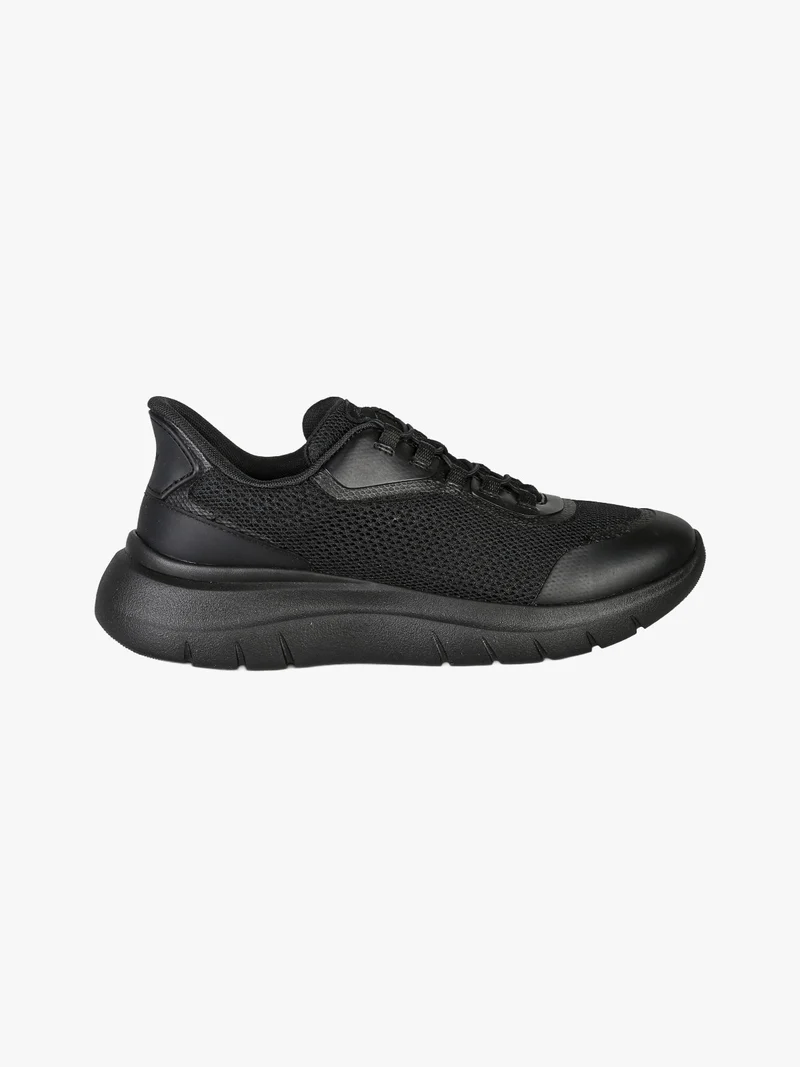 PLUMMEY PLUS Sneakers donna slip on - nero