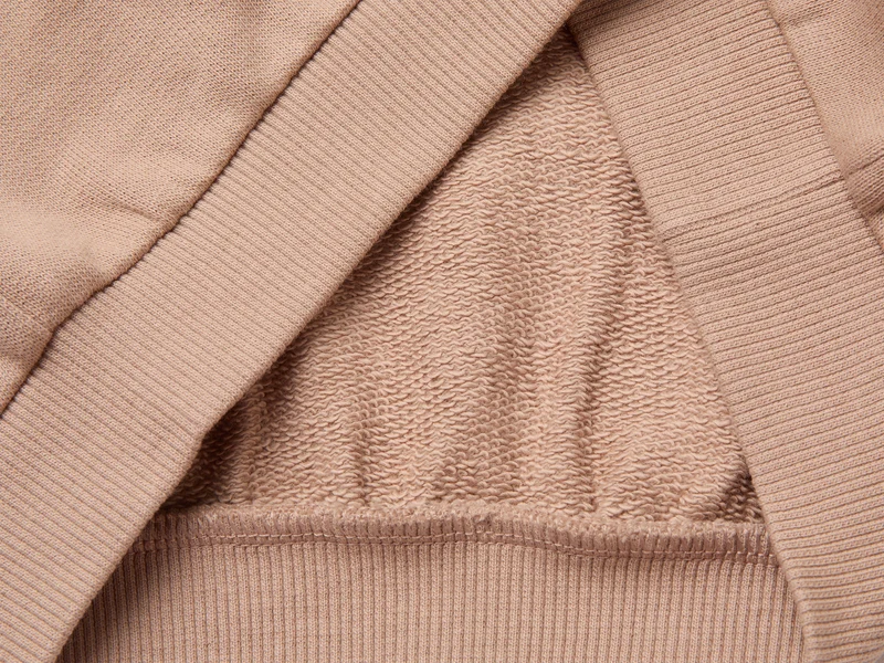 Sweatshirt mit Aufdruck und Stickerei aus Bio-Baumwolle