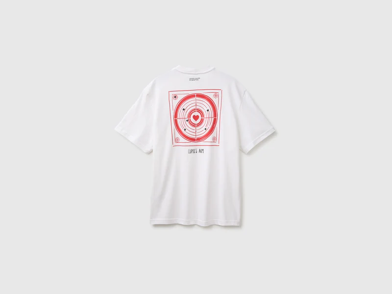 Lässiges T-Shirt mit Aufdruck