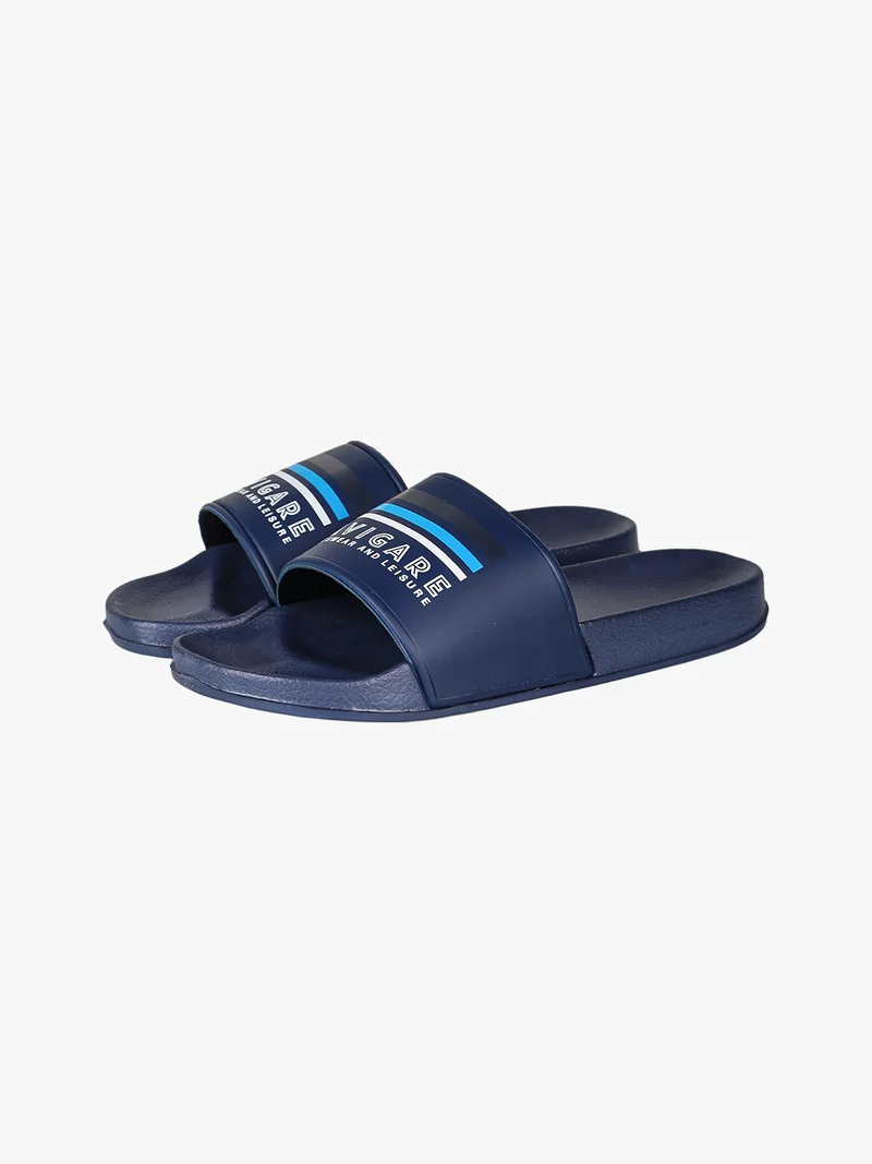 Ciabatte da uomo in gomma - blu scuro