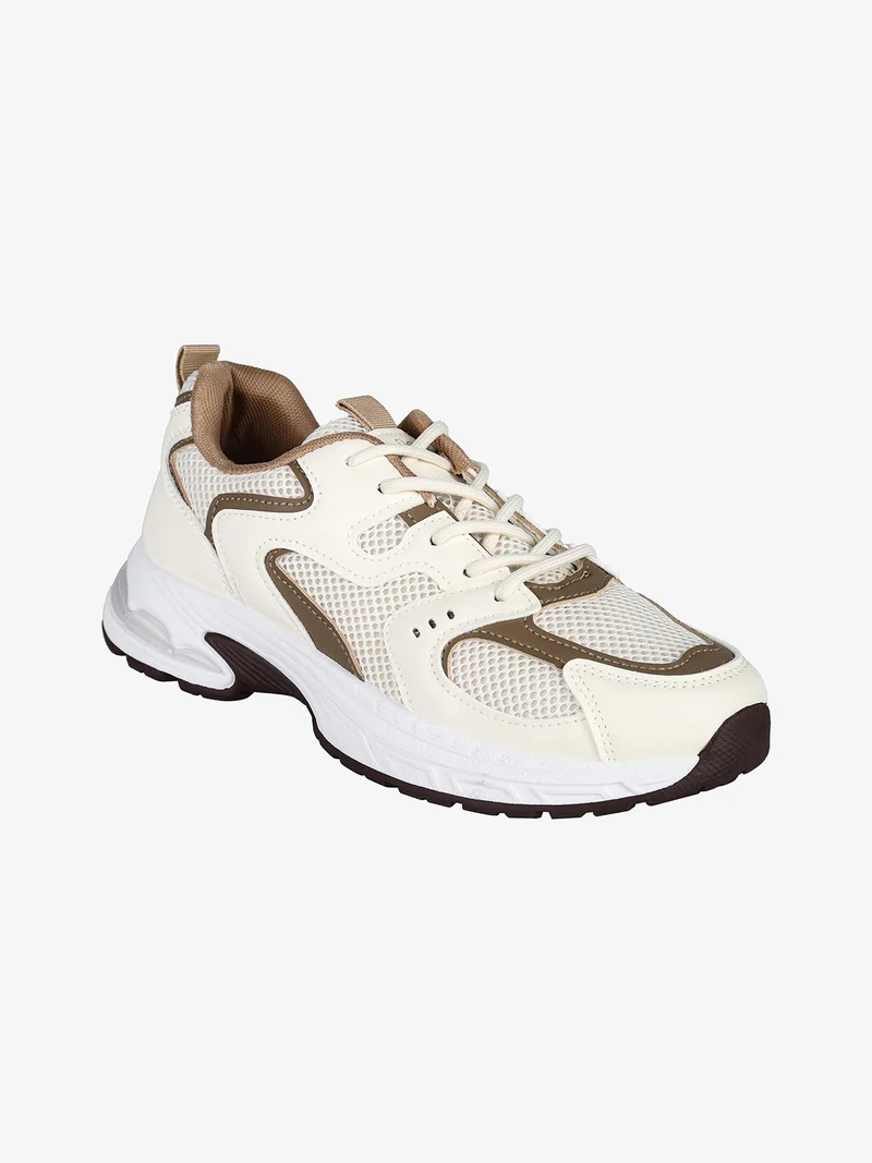 Sneakers sportive da donna - beige