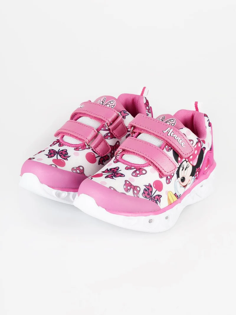 Scarpe Minnie con strappi e luci - rosa