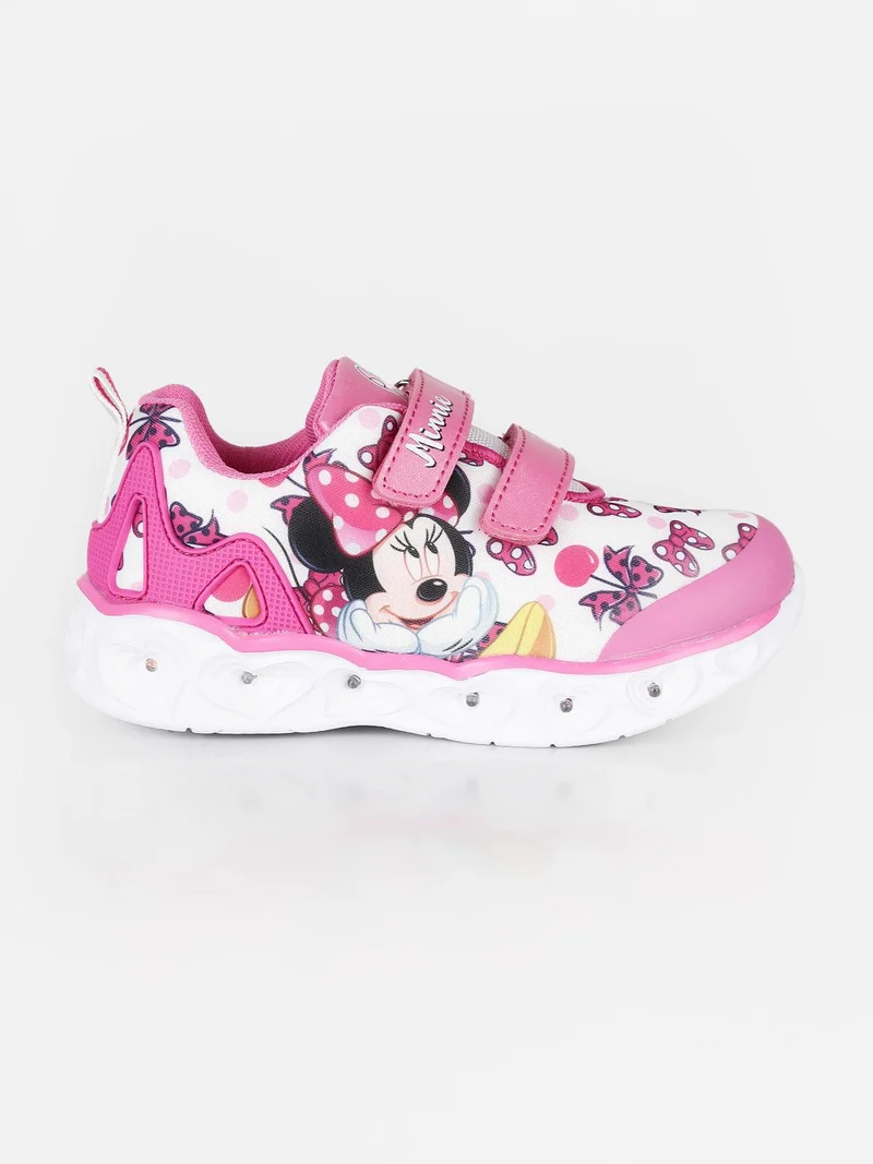 Scarpe Minnie con strappi e luci - rosa