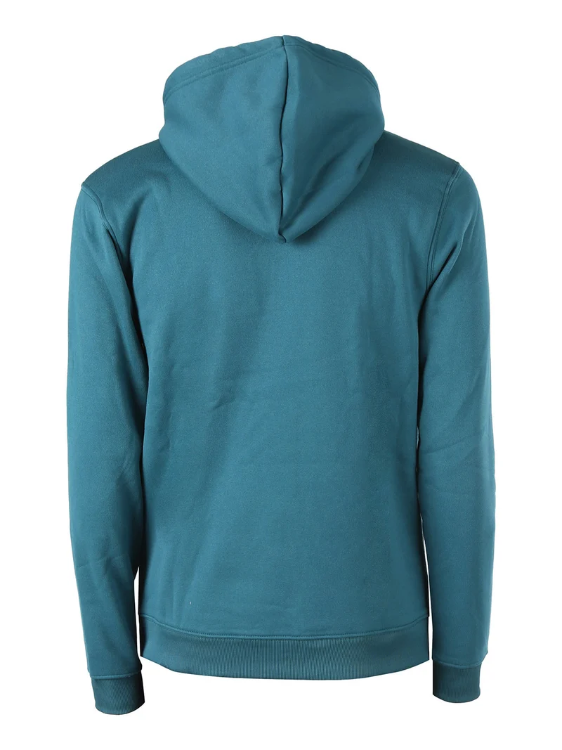 Felpa pesante da uomo con cappuccio e zip - ottanio