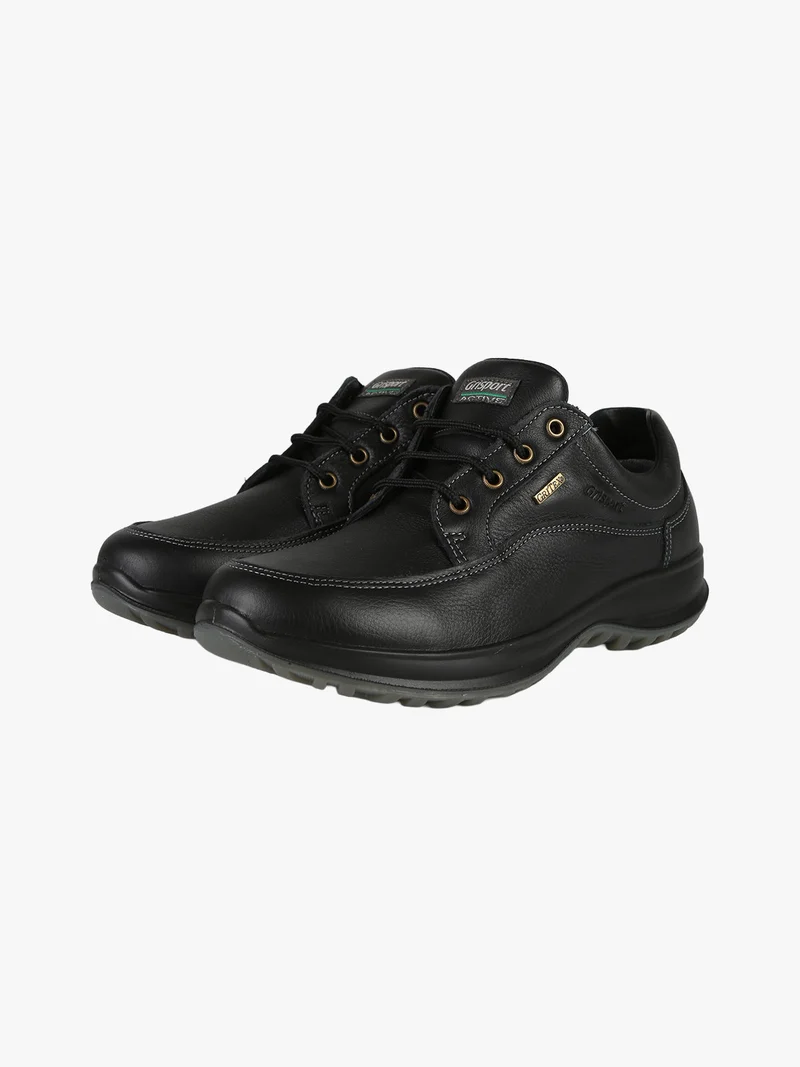 Scarpe stringate da uomo in pelle - nero