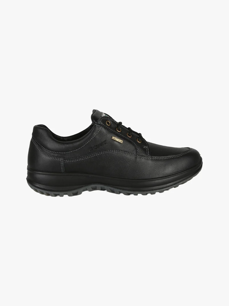 Scarpe stringate da uomo in pelle - nero