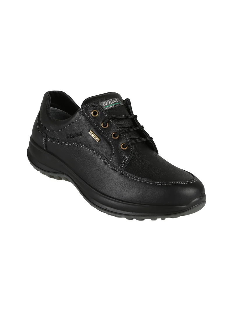 Scarpe stringate da uomo in pelle - nero