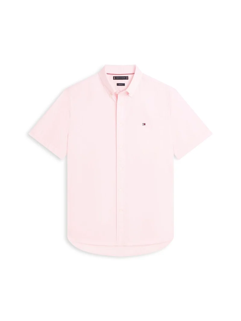 FLEX POPLIN HOUNDSTOOTH SS SHIRT