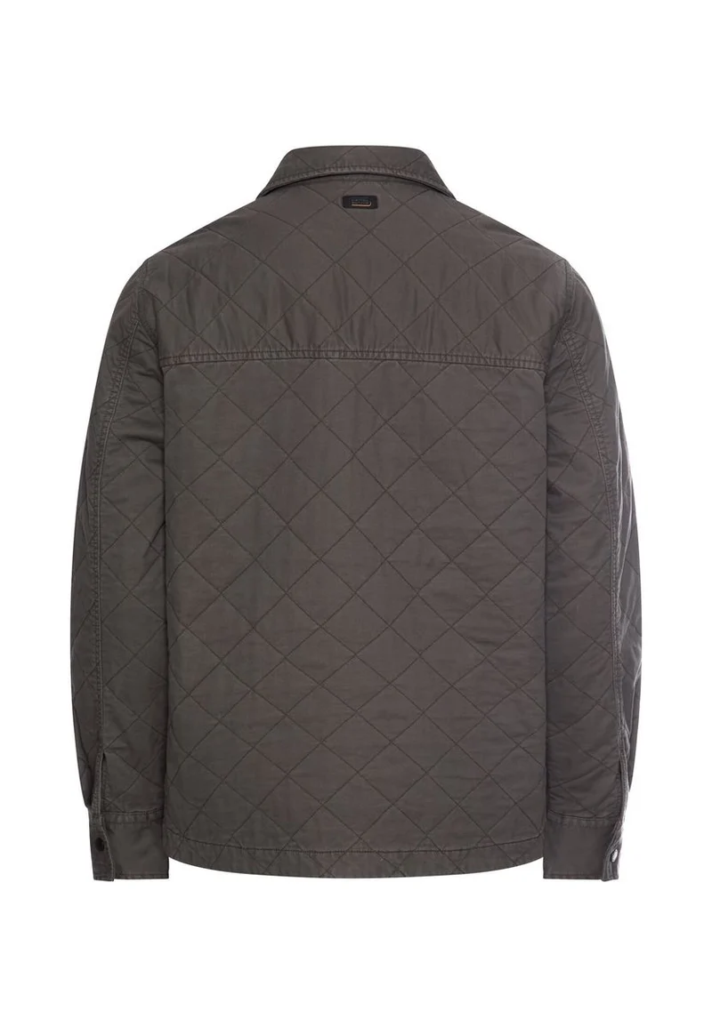 Overshirt mit Rautenmuster