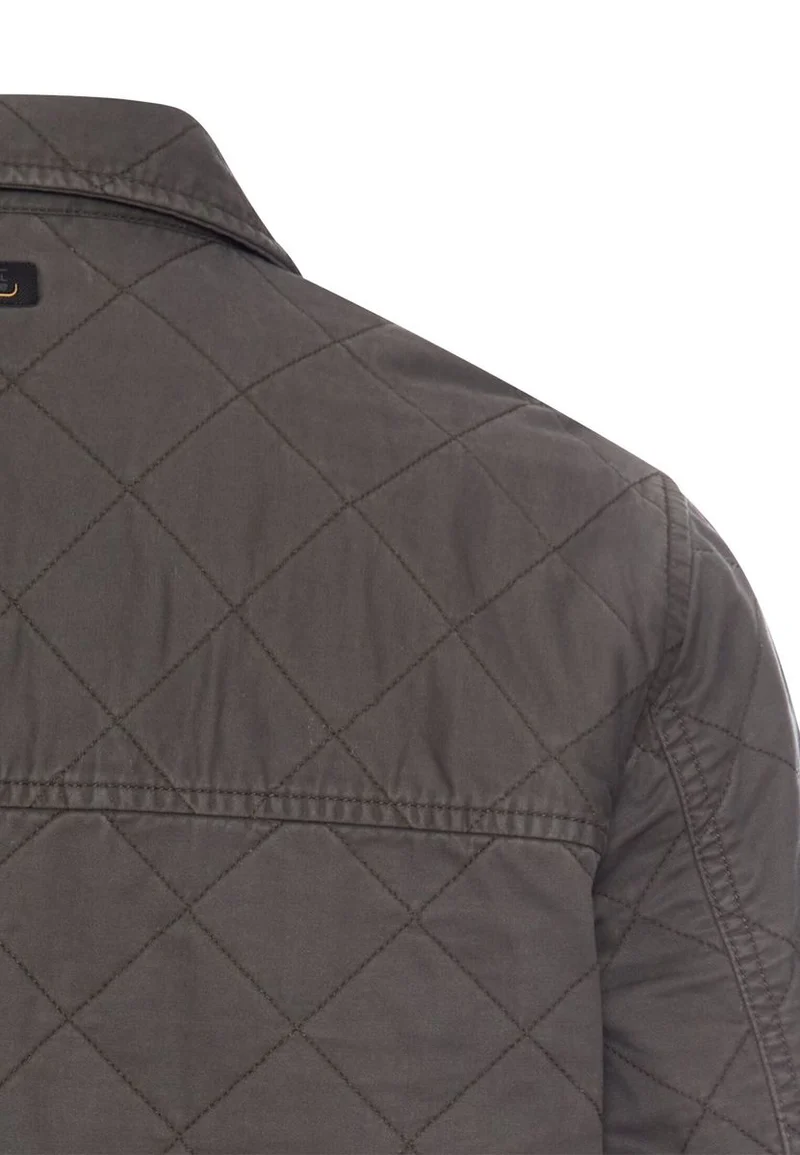 Overshirt mit Rautenmuster