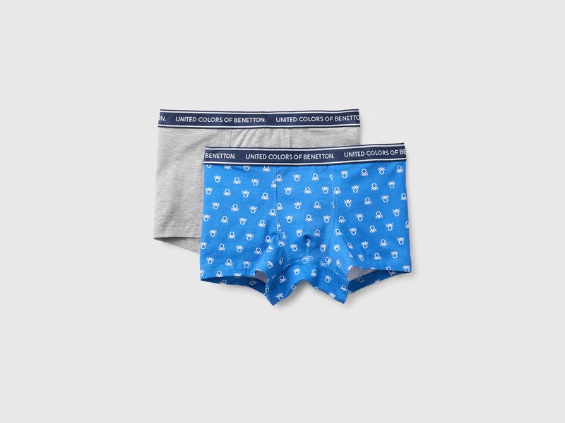 Set aus zwei Boxershorts mit Logo-Gummizug