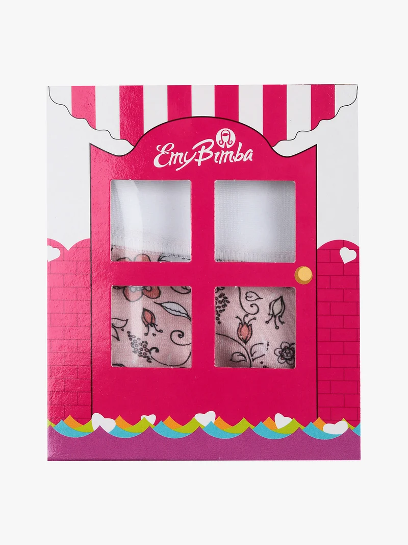 Slip da bambina in cotone - bianco